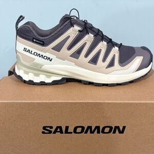 Salomon Athletic Shoes in Black and Cream